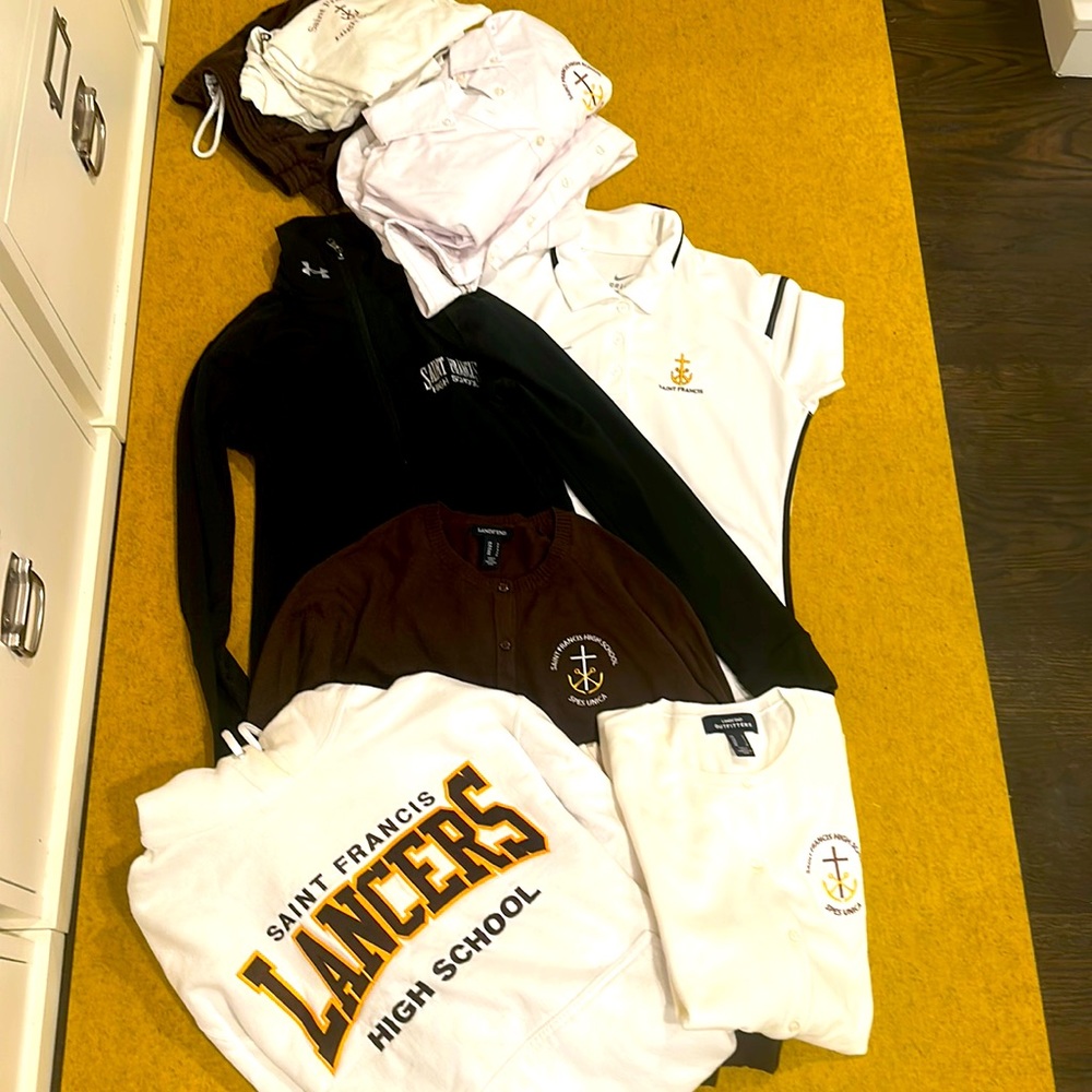 Bundle Saint Francis High School girls small and medium